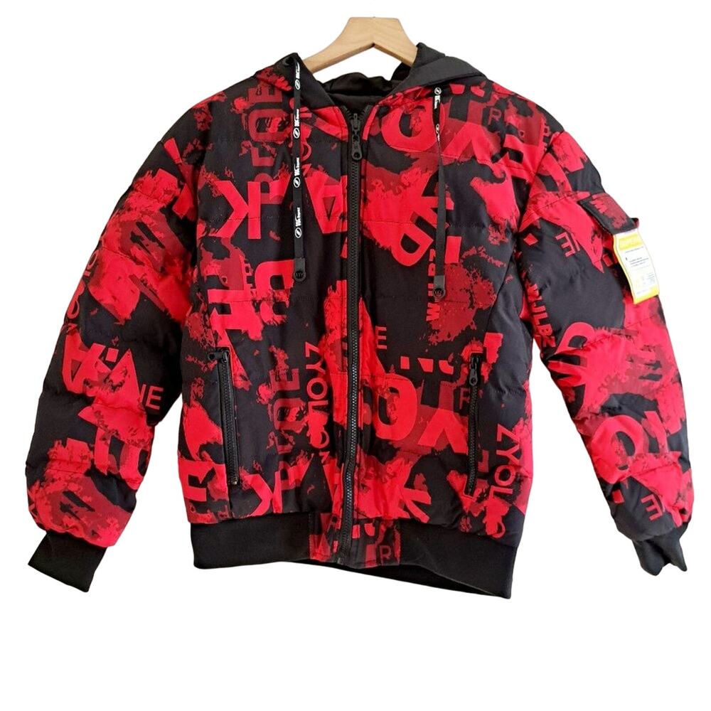 Zip Up Hooded Puffer Coat